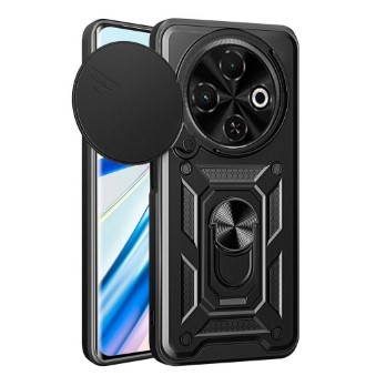 Накладка Camshield Serge Ring для Tecno Spark 30 4G чорна-0